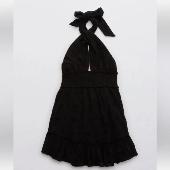 Aerie Spring Fling Black Dress - Picture 5 of 13